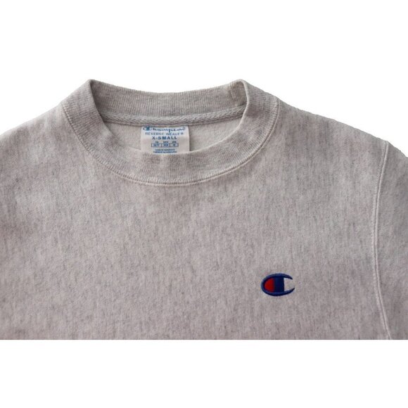 Champion Womens Size XS Gray Reverse Weave Sweatshirt Crew Neck Pullover Sweater - Picture 2 of 9